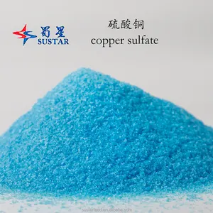 Minerals Animal Feed Grade Additive Sulfato De Cobre Manufacturer SUSTAR Zhuweile Pentahydrate Copper Sulfate Sulphate CuSO4