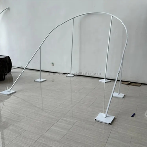 Sang Trọng <span class=keywords><strong>S</strong></span> Đường Cong Hình Dạng Kim Loại Màu Trắng Khung Vòm <span class=keywords><strong>Backdrop</strong></span> Với Đính Cườm Treo Lên LED Ánh <span class=keywords><strong>S</strong></span>áng Hoa Đứng Cho Đám Cưới Tổ Chức <span class=keywords><strong>S</strong></span>ự Kiện Trang Trí <span class=keywords><strong>S</strong></span>ân Khấu - Product Image 4