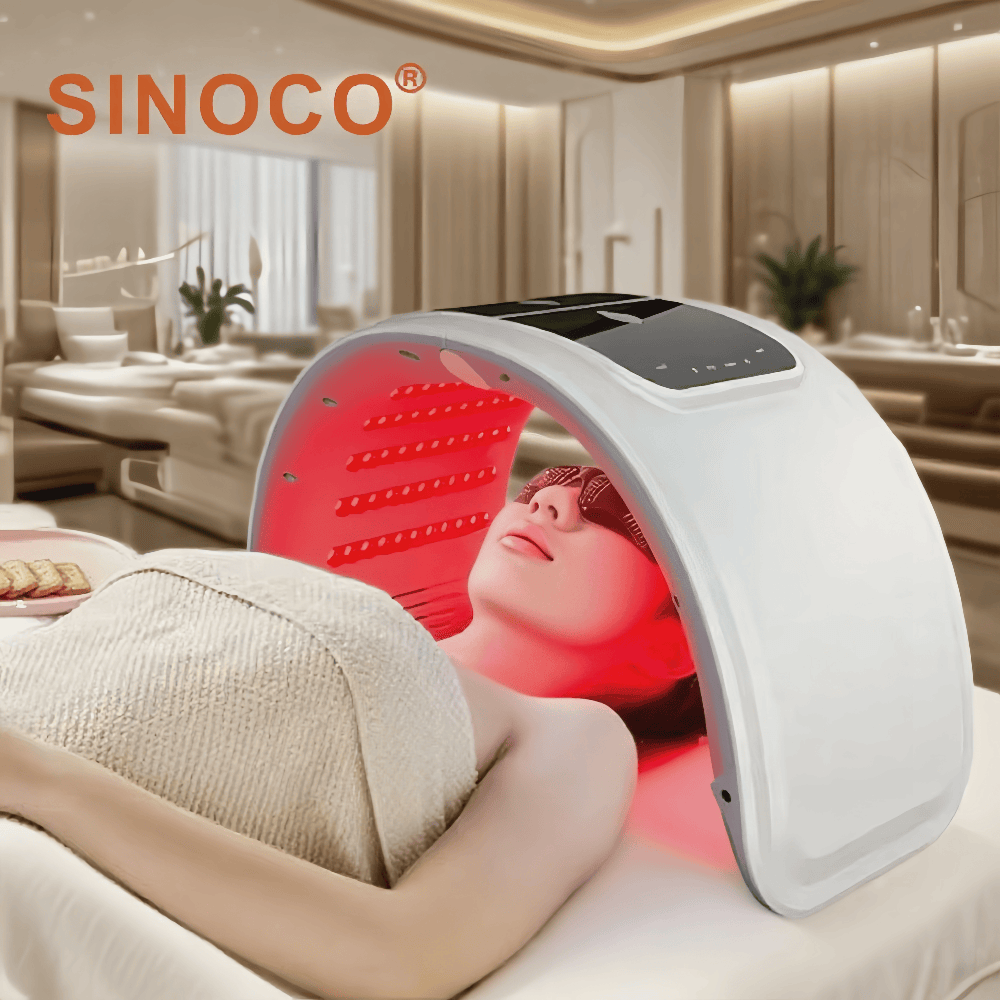 PDT Red & NIR LED Light Therapy Machine | Infrared Skin Rejuvenation Device for Face Care | Home & Salon Use – orangles Kuwait