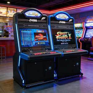 Bornes d'arcade professionnelles multi-jeux avec éclairage LED, <span class=keywords><strong>Street</strong></span> <span class=keywords><strong>Fighter</strong></span> 2, classiques SNK, console à <span class=keywords><strong>joystick</strong></span> pour clubs - Product Image 2