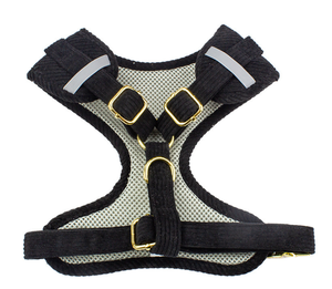 Harnais pour chien en velours côtelé réglable de couleur personnalisée poitrine et dos pour animaux de compagnie - Product Image 6