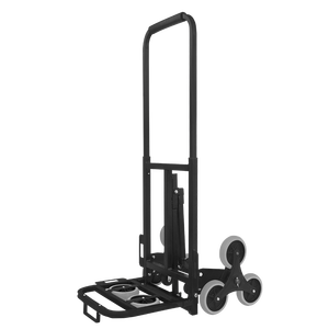 Chariot de manutention pliable en aluminium pour entrepôt, capacité de charge 150 kg, avec 3 roues, pour ascension d'escaliers FHT150-6S FHT150-6S 15 - Product Image 1