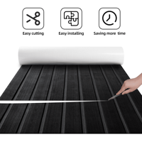 Revêtement de pont en mousse EVA pour bateau, tapis antidérapant, alternative au tapis de yacht, durable, imperméable, personnalisable, adhésif 3M