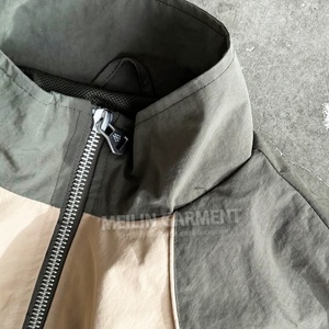 Vestes coupe-vent en nylon personnalisées, légères, imperméables, coupe-vent, avec fermeture éclair, vestes de sport en nylon - Product Image 4