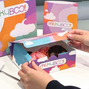 Sacs à emporter en papier kraft biodégradable et recyclable, personnalisés, écologiques, avec poignées plates/torsadées pour la livraison de produits de boulangerie et l'emballage alimentaire - Product Image 4