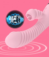 Leistungsstarker G-Punkt Rabbit Vibrator für Frauen mit Klitoris-Leckstimulation und 12 Geschwindigkeiten, Dildo-Vibrator für Masturbation, Sexspielzeug