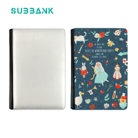 Carnet de notes créatif portable en cuir A5 Subbank Sublimation avec couverture amovible et impression recto