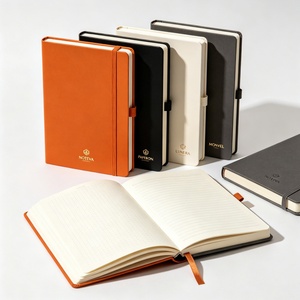 OEM ODM Notebook Printing A5 PU Leather Diary With Ribbon <b>Bookmark</b> for Wholesale Supplier - Product Image 1