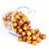 Friandises pour chiens à base de viande de poulet et de canard avec morceaux de légumes, friandises dentaires et récompenses d'entraînement, haute palatabilité, nutrition équilibrée