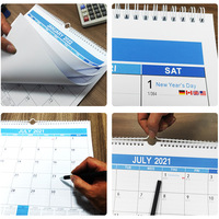 Calendrier 2026 Calendriers muraux personnalisés Design chinois 3D Impression de calendrier de table Impression offset 4 couleurs CMJN Taille personnalisée