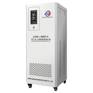 SJW 20kva 30kva 40kva 50kva 220v 380v 400v 3 fase Servo Motor tipe Voltage Stabilizer AVR