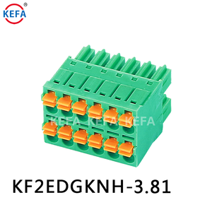 सबसे अच्छा विकल्प हरा और नारंगी KF2EDGKNH-3.5/3.81 मिमी पिच 2 पिन 300v 8a 28-16wg प्लग टर्मिनल ब्लॉक - Product Image 3