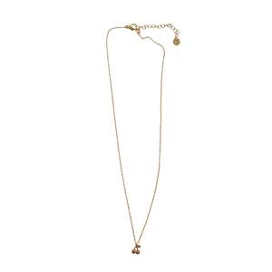 สร้อยคอจี้แฟชั่น สแตนเลส 316L ชุบทอง PVD ทนทาน ดีไซน์เชอร์รี่ - Product Image 1