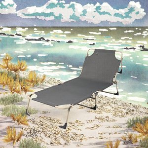 Lit <span class=keywords><strong>de</strong></span> repos pliant d'extérieur <span class=keywords><strong>de</strong></span> style moderne avec structure en acier, transat métallique portable pour la plage, le <span class=keywords><strong>jardin</strong></span>, la piscine, le parc, l'hôtel - Vente en gros - Product Image 3