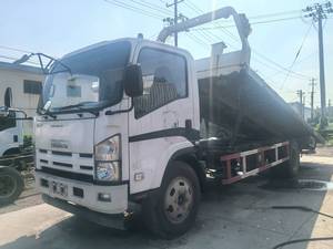 Utilisé pour Isuzu 3 tonnes dépanneuse à plat dépanneuse diesel autoroute route sauvetage d'urgence pour le remorquage de voiture - Product Image 3
