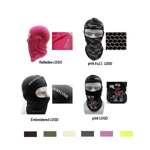 Windproof Balaclava Wholesale Fashion Breathable Windproof Full Face Mask Custom Designer Logo Headscarf Balaclava