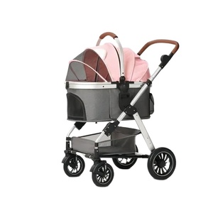 Nhà Máy Trực Tiếp Có Thể Gập Lại Nhôm Pet Xe Đẩy Tách Tàu Sân Bay Con Chó Lồng Cao Cấp Sản Phẩm Vật Nuôi - Product Image 2