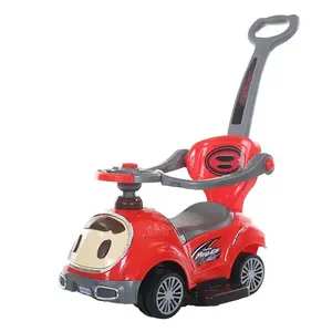 Factory Cheap Kids Swing Car Babies Mega Car 3 in 1 With Pushing hands Electric Music and Light For Kids Ride On Car