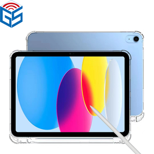 Para <span class=keywords><strong>iPad</strong></span> <span class=keywords><strong>10</strong></span> <span class=keywords><strong>10</strong></span>,9 11 2025 <span class=keywords><strong>10</strong></span>,2 Funda trasera de TPU suave completamente transparente con ranura para bolígrafo - Product Image 1
