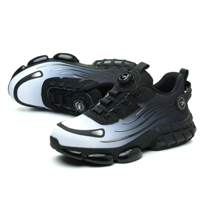 Nuove <span class=keywords><strong>Scarpe</strong></span> <span class=keywords><strong>Antinfortunistiche</strong></span> Unisex con Punta in Acciaio, Allacciatura Rapida, Traspiranti, Antiurto, Antiscivolo, per Estate e Autunno, da Fabbrica - Product Image 1