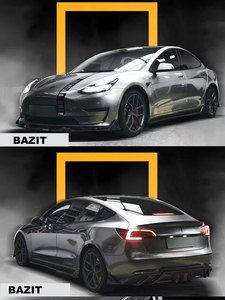 <strong>Model</strong> <strong>3</strong> Turbo aero Kits Front Splitter Led Light Rear <strong>Diffuser</strong> Side Skirt Wind Knife Spoiler <strong>Model</strong> <strong>3</strong> Front Lip for Tesla - Product Image 5