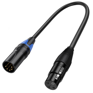 XLR 5-pin to XLR 3-pin Male-Male Copper Core Audio <strong>Cable</strong> Model 2065 for Microphone DMX Stage Lighting Conversion - Product Image 3