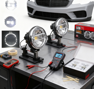 Antichoc 7 pouces LED phare KingKong pour l'exploitation minière camion à benne basculante remorque pelle 12V 24V 6000K blanc froid 2024 Offre Spéciale - Product Image 2