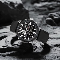 NAVFORCE 7130 Montre à quartz de luxe pour homme, chronographe sportif, alarme, étanche 5ATM, montre-bracelet décontractée avec calendrier, Relojes Para Hombre