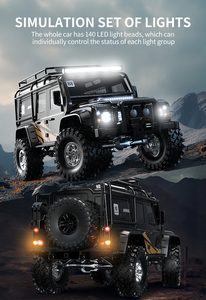 รถบังคับวิทยุ MJX H8H+ 1/8 4WD RC Rock Crawler รุ่นใหม่, มอเตอร์ไร้แปรงถ่าน 3970 8CH, ตัวควบคุมความเร็ว 80A ESC, เซอร์โว 35 กก., โครงอะลูมิเนียมอัลลอย, ของเล่นรถบังคับวิทยุสำหรับมือสมัครเล่น - Product Image 6