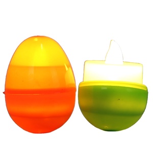 2022 New Plastic Led Shiny Easter Egg toy for Easter Decoration