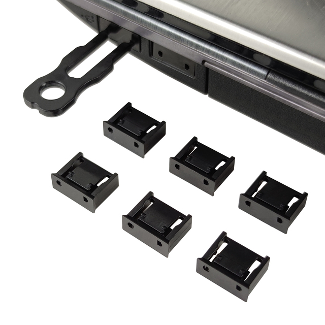 USB Port Dust Blocker Reusable Type a Lock with Key for Data Protection Connector Accessory