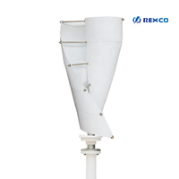 Éolienne verticale 1KW 12V 24V avec certification CE, générateur hydroélectrique adapté aux systèmes hybrides éolien-solaire
