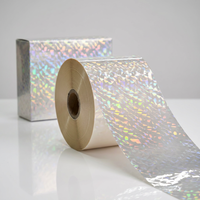 Échantillon Gratuit Direct Usine OEM Rouleaux de Film Holographique Transparent Texturé pour Marquage à Chaud et Emballage