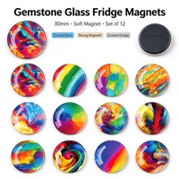 Aimants de réfrigérateur modernes en verre cristal 3D en forme d'abeille, personnalisés de haute qualité, commémoratifs pour la Saint-Valentin
