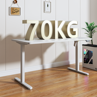 Bureau debout ergonomique à hauteur réglable, table électrique relevable en acier inoxydable, bureau à deux niveaux, vente chaude
