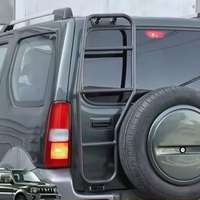 Échelle de portière arrière tout-terrain pour Suzuki Jimny 07-17, marchepied de porte arrière en alliage d'aluminium, accessoires de modification automobile
