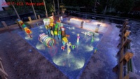 Aire de jeux extérieure personnalisée, toboggans en acier, plastique et fibre de verre, grand parc aquatique, équipement de jeux aquatiques, utilisation domestique