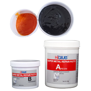 Réparation rapide, adhésif HiGlue 500g, époxy pour réparer le <span class=keywords><strong>bois</strong></span>, mastic métallique en 2 parties, 44143 pour la réparation des fissures dans le plastique, le verre, la céramique, l'évier - Product Image 3