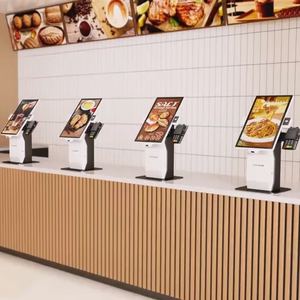 Quiosco de servicio de pago automático de 23,8 pulgadas <span class=keywords><strong>restaurante</strong></span> automático tienda de hotel quiosco de pedidos Android todo en una máquina de pago - Product Image 4