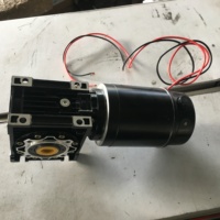 12V 24V 150W 230W 400W מוברש תולעת הילוך dc מנוע חשמלי ימין זווית תולעת תיבת הילוכים מנוע NMRV40