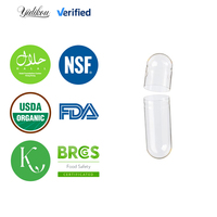 Fabricant, capsules vides en gélatine dure transparentes séparées, sans TiO2, halal, impression personnalisée en gros, taille 000