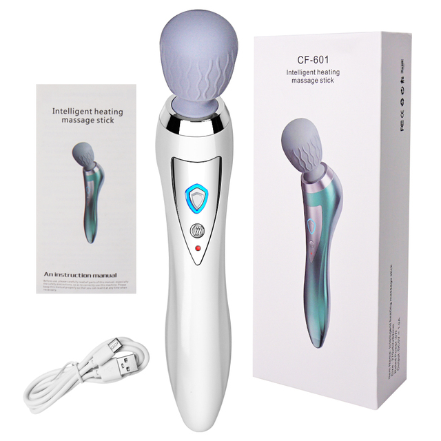 Personal Vibrating Handheld Massager Cordless Rechargeable Electric Mini Massager Portable Massage Wand for Full Body