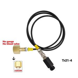 Kit de Manguera Externa de Alta Presión Sodastream de 1.5m, Negra, TPE, para Tanque de CO2 Casero, Herramientas de Aire Personalizables OEM - Product Image 3