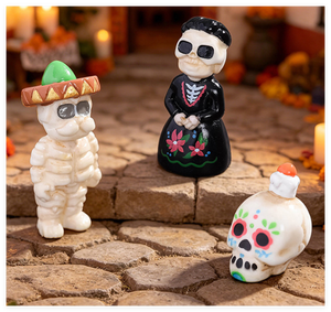 Figuras en miniatura de halloween para niños, figuras de halloween en miniatura, animales de calabaza, 3d flotador, decoración de fantasma, pequeños personajes de juguete - Product Image 6
