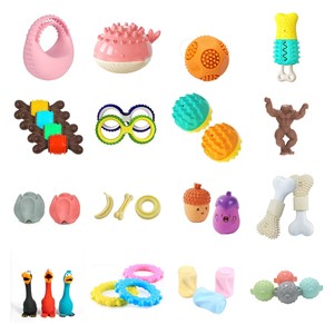 Jouets à mâcher pour chiens, brosses à dents multiples personnalisées, en TPR durable, motif os, pour le nettoyage dentaire, en caoutchouc pour animaux de compagnie, vente chaude - Product Image 4