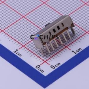 SK14D07L4B Slide Switch Through hole Component (THT) Switch Single Pole Four Throw Rectangle Pin Header PC Pin 14.6mm - Product Image 2