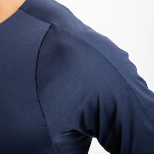 Benutzer definiertes Logo Drucken Plain Blank Running Gym Fitness Atmungsaktive Männer <span class=keywords><strong>T</strong></span>-<span class=keywords><strong>Shirt</strong></span> Training Workout <span class=keywords><strong>Sport</strong></span> Nahtloses <span class=keywords><strong>T</strong></span>-<span class=keywords><strong>Shirt</strong></span> - Product Image 4