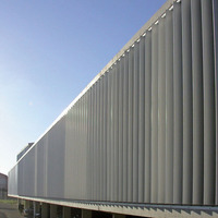 Façade à lamelles de grande envergure pour la conception extérieure des terminaux aéroportuaires
