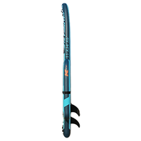 Kayak gonflable pliable de pêche multifonction avec accessoires et deux plates-formes flottantes