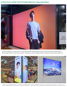 RGBW Oppo Vivo tessuto luce scatola ordine speciale soffitto a forma di alluminio luce scatola telaio - Product Image 6